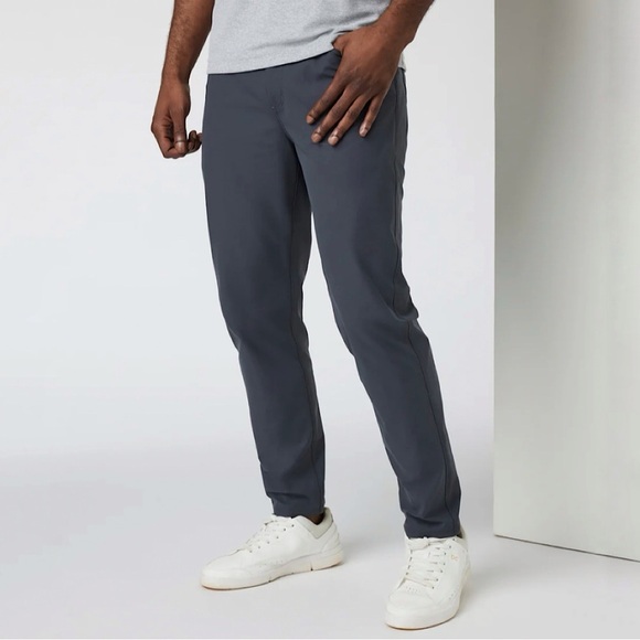 Vuori Meta Pant Athletic Slim Trouser Charcoal Grey 38 x 31 - Picture 1 of 16